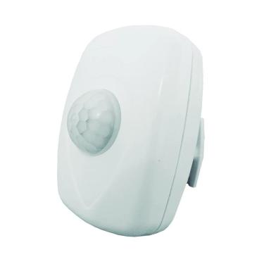 Imagem de Sensor de Presença QA21M Multifuncional com Fotocélula 180 graus  Branco Qualitronix
