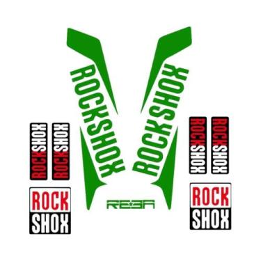 Imagem de Adesivos De Vinil Impermeáveis Para Suspensão De Moto MTB Rockshox REB