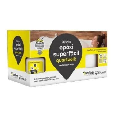 Imagem de Rejunte Epóxi Quartzolit Cinza Outono 1kg Alta Resistência Q - Congrat