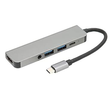 Imagem de Hub USB C, hub USB 3.0 amplamente utilizado para mouse para teclado