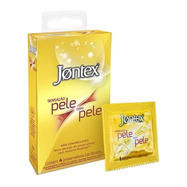 Imagem de Preservativo Camisinha Jontex Pele com Pele - 4 Unidades