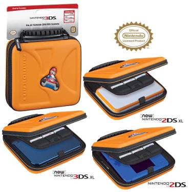 Imagem de Officially Licensed Hard Protective 3DS Carrying Case - Compatiable with Nintendo 3DS, 3DS XL, 2DS, 2DS XL, New 3DS, 3DSi, 3DSi XL - Includes Game Card Pouch