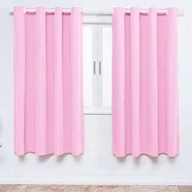 Imagem de Cortina Para Quarto Infantil 2 Metros Rosa