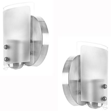 Imagem de Kit 2 Arandelas Luminária De Vidro Espetaculosa