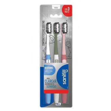 Imagem de Escova de Dente Sanifill Whitening Leve 3 Pague 2