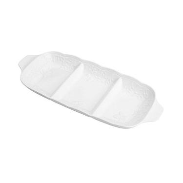 Imagem de Petisqueira C/3 Divisórias Porcelana Butterfly Flower Lyor