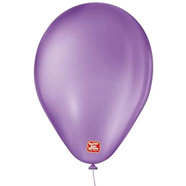 Imagem de Balão, São Roque, Nº 6.5, Basic, Roxo, Pacote com 50