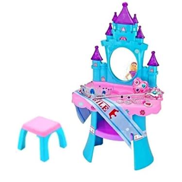 Imagem de Penteadeira musical castelo princesa com banquinho Baby Style