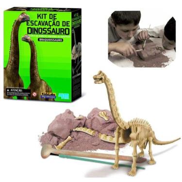 Kit De Montar E Pintar- Dinossauros - Papelão - 201101 - Eu Amo