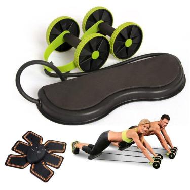 Aparelho Abdominal Fitness para Treino 3x1, Flexível, Compacto com