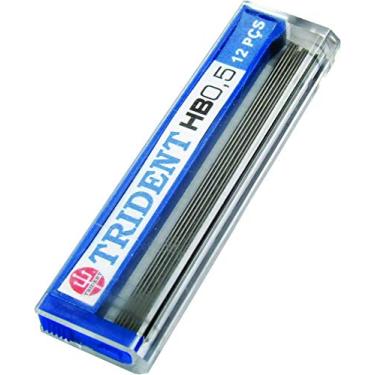 Imagem de Grafite para Lapiseira HB, Trident GRAF-HB05, Preto, 0.5 mm