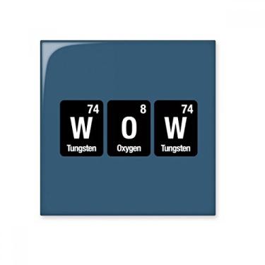 Imagem de Incrível elemento químico ciência azulejo de cerâmica brilhante decalque pedra adorna tijolos vitrificados