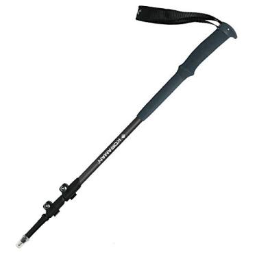 Imagem de N/P Bastões de caminhada ao ar livre - postes de escalada profissionais dobráveis e portáteis, ajuste rápido - cabo de cortiça, alça acolchoada para homens e mulheres