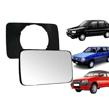 Imagem de Lente retrovisor com base uno premio elba 89-90 lado direito