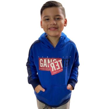Imagem de Blusa Moletom Canguru Infantil Menino Capuz Com Bolso-Masculino