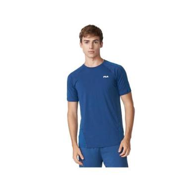 Imagem de Camiseta Fila Masculina M/M Light Speed F11r012 - Azul Denim