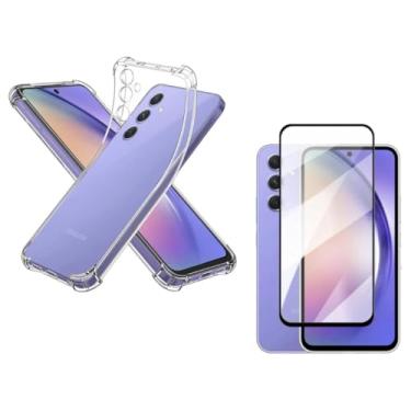 Imagem de Capa Capinha Anti Impacto + Película Premium Cerâmica 9D Compatível Com Galaxy S23 FE - (Hard Glass Store)