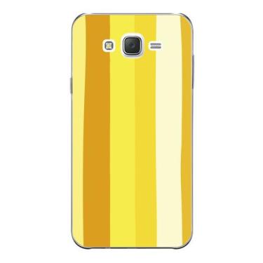 Imagem de Capa Case Capinha Samsung Galaxy  J5  Arco Iris Amarelo - Showcase