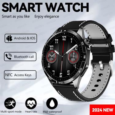 Imagem de GT4 Pro Smartwatch para Homens  Huawei  Xiaomi  NFC  AMOLED  1.43 "  Tela HD 466x466  Frequência