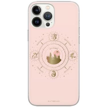 Imagem de ERT GROUP Capa de celular para iPhone 13 Pro original e oficialmente licenciada Harry Potter padrão 008 rosa perfeitamente ajustada à forma da capa de celular feita de TPU (poliuretano termoplástico)