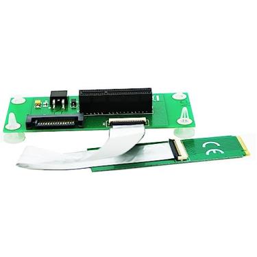 Imagem de Sintech M.2 NGFF Key M para PCIe 4X SSD Placa adaptadora, Nvme para PCI-e 3.0 PCI-Express 16X Riser Cabo de extensão 20 cm para placa gráfica