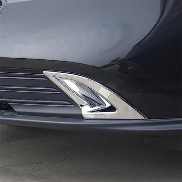 Imagem de ZiWen Novo para-choque dianteiro para saída de ar refletor traseiro para Honda Accord 2023 2024 (cromado, frontal)