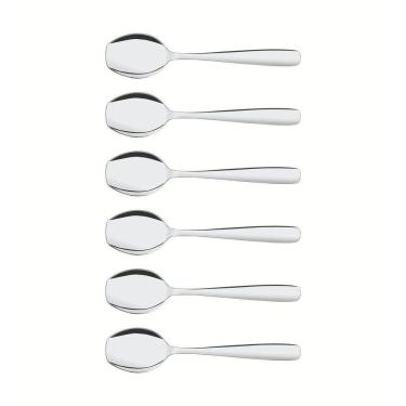 Imagem de Conjunto De Colheres Para Sorvete Tramontina Amazonas Em Aço Inox 6 Peças Tramontina