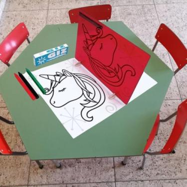 Imagem de Desenho Magico Espelho Brinquedo Educativo Desenhar Colorir