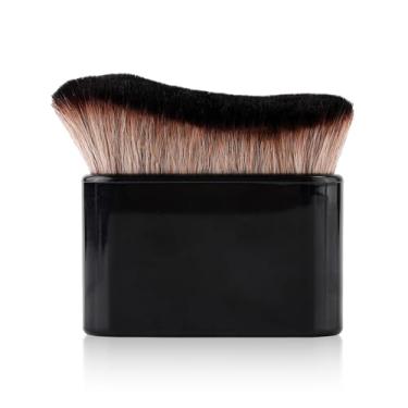 Imagem de Escova autobronzeadora, autobronzeadora, aplicadora de autobronzeador, pincel de mistura de base, pincéis de maquiagem spray de bronzeamento, pincel de beleza bronzeador, escova corporal para rosto e