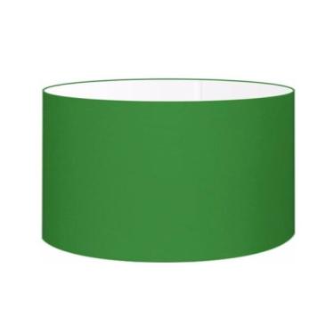 Imagem de Cúpula Abajur Cilíndrica Cp-8027 Ø55x30cm Verde Folha