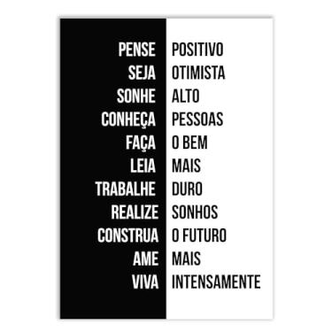 Imagem de Placas Decorativas Frases Motivacionais Empreendedorismo Mentalidade Varios Modelos Decoração Quarto Sala Escritório