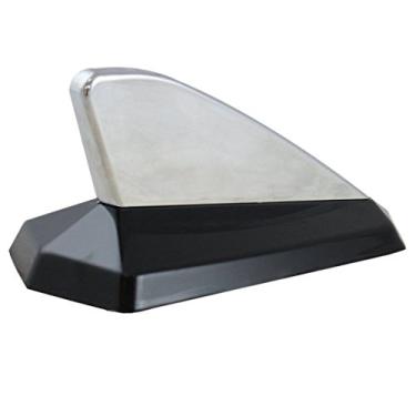 Imagem de Antena Decorativa Tipo Tubarão - Cromado / Preto-Ser Auto-17013