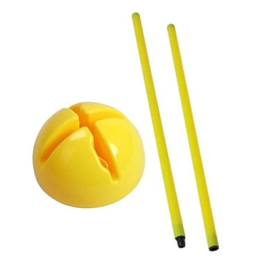 Imagem de Dynwave Bastões de treinamento de agilidade de futebol, bastões de treinamento de futebol, suprimentos de treinamento de futebol para prática de esportes ao, 1 Metro