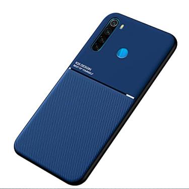 Imagem de Kepuch Mowen Case Capas Placa de Metal Embutida para Xiaomi Redmi Note 8 - Azul