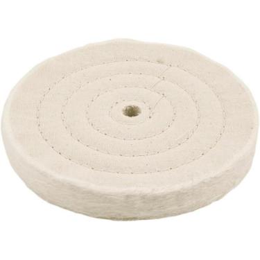 Imagem de Roda de pano 6x5/8" furo 10mm para polimento - Vonder