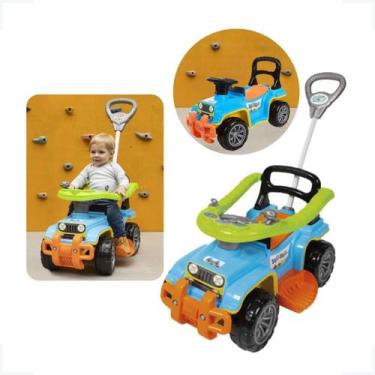 Imagem de Carrinho Jip Jip Passeio Infantil Bebês Colorido Meninas - Maral