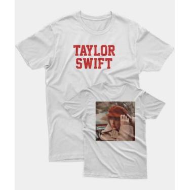 Imagem de Camiseta Masculina Taylor Swift Red Camisa 100% Algodão - SEMPRENALUTA