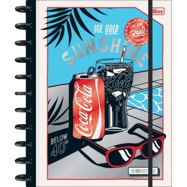 Imagem de Caderno Universitário Tilidisco 10 Matérias Coca-Cola 160 Folhas - Coc