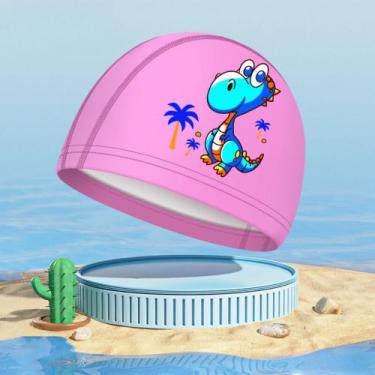 Imagem de Touca De Natação Infantil Profissional Baby Dino - Hero Band, Baby din