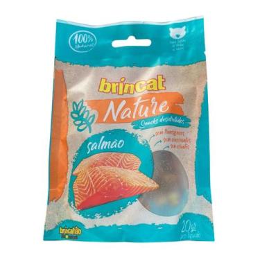 Imagem de Pestico Snack Nature Brincat 20g Para Gatos Sabor Salmão Alimento Desi