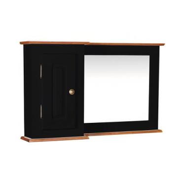 Imagem de Armário De Banheiro Com Espelho 1 Porta e Prateleira Dália 3059-97 Lin