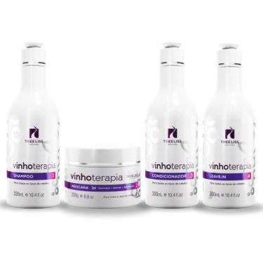 Imagem de Kit vinhoterapia hidratação e neutralização hair treeliss - Treeliss P