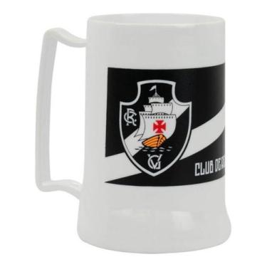Imagem de Caneca Branca Gel Isolante Térmico 400ml  Vasco - Mileno