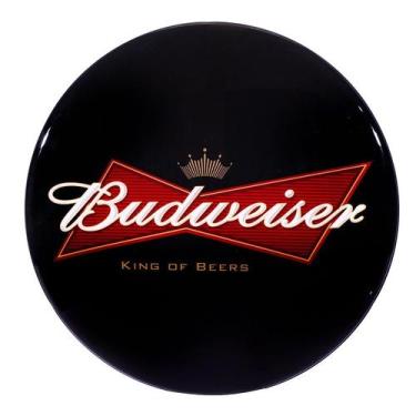 Imagem de Luminoso de Parede Cerveja Budweiser Retrô Vintage Bar, Garagem, Churr