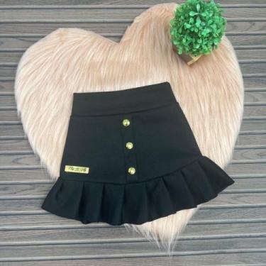 Imagem de Roupa Infantil Saia De Menina Blogueirinha Mini Diva Luxo - Ak Fashion