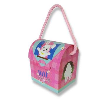 Imagem de Caixa Lembrancinha para Bombons Happy Day Rosa Cromus c/10 un