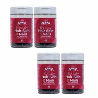 Imagem de Kit com 4 BEAUTY HAIR-SKIN & NAILS Amma - Amma Vida e Saúde