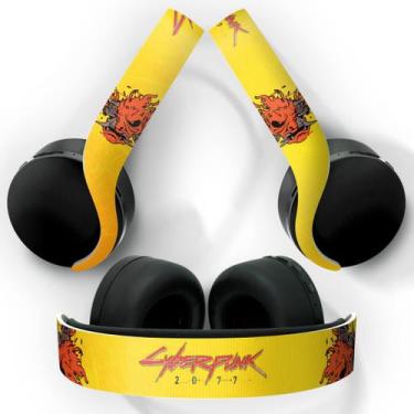 Imagem de Adesivo Compatível PS5 Headset Pulse 3D Playstation 5 Skin - Cyberpunk