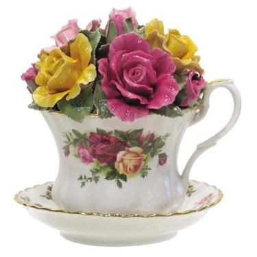 Imagem de Xícara de chá musical Old Country Roses por Royal Albert