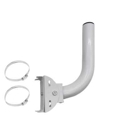 Imagem de Suporte de ponte universal sem fio, suporte de poste e montagem na parede para ponto de acesso ponto a ponto de acesso CPE, antena de TV, extensor WiFi, estação meteorológica, roteador (1 peça)